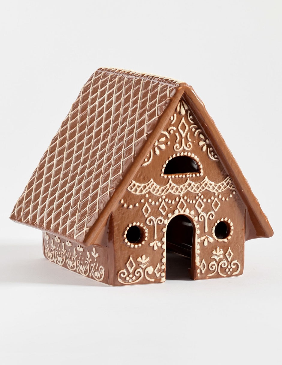 Figura decorativa de casa Houses Browns de cerámica