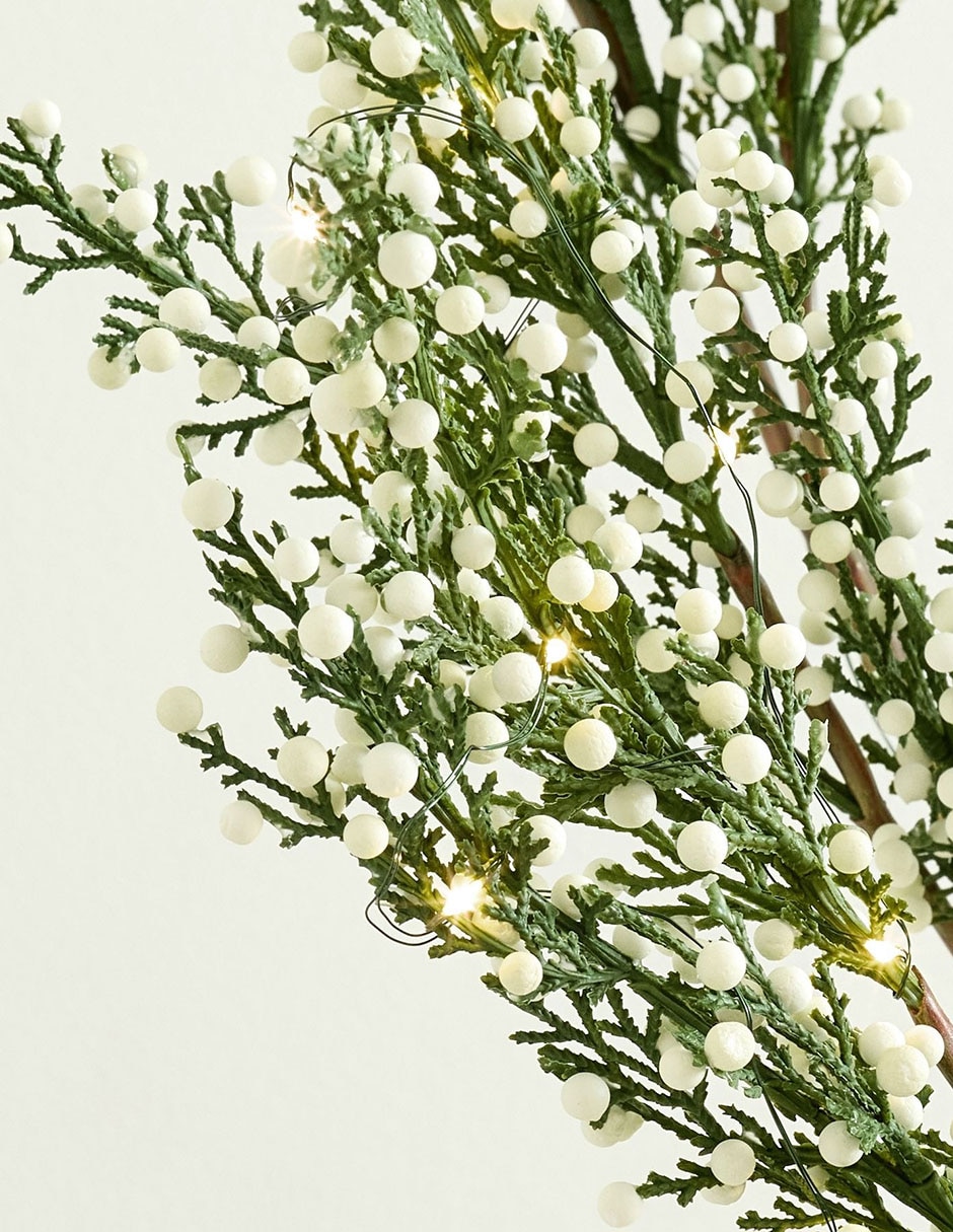Rama decorativa Cedar Berry Pine Branch