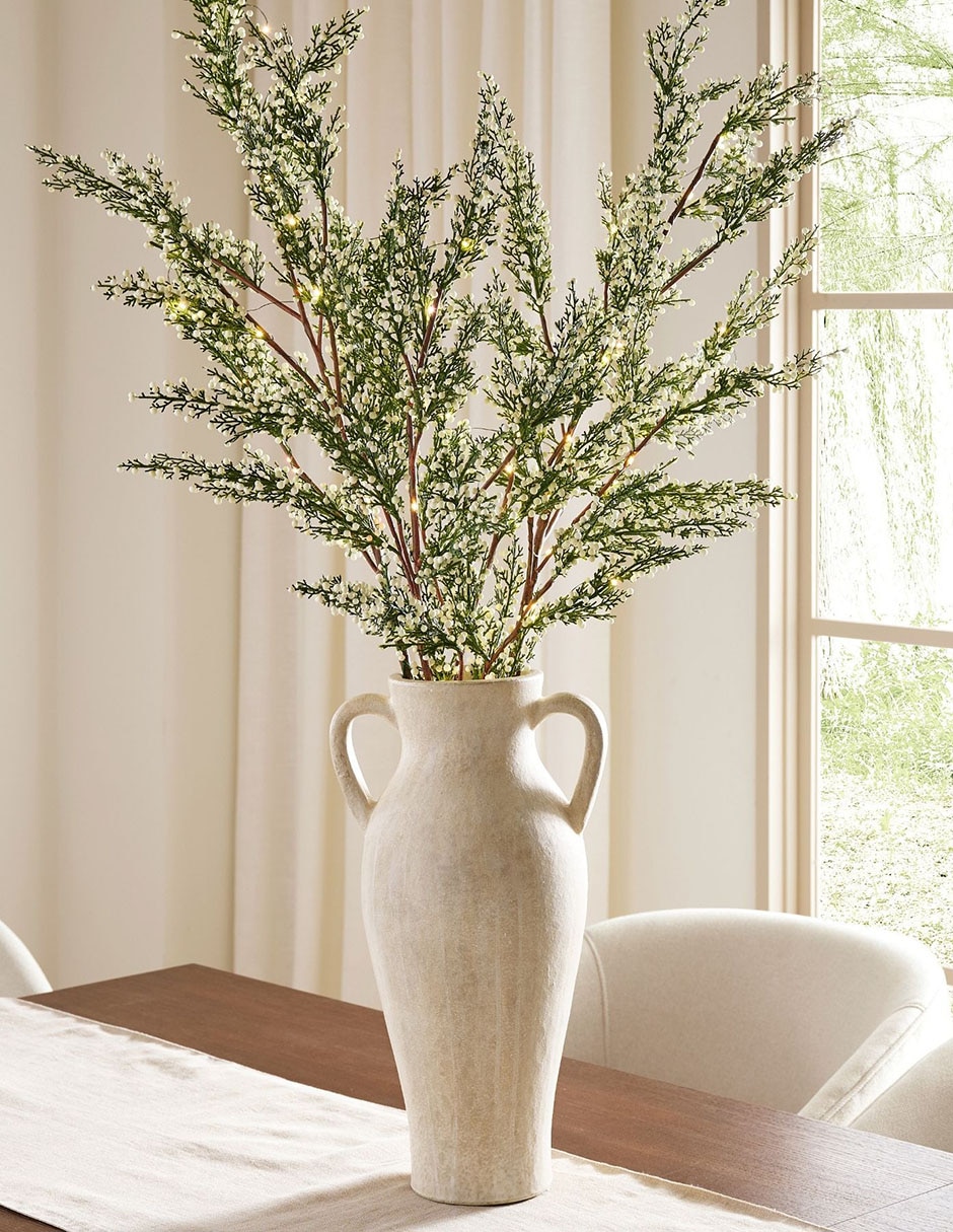 Rama decorativa Cedar Berry Pine Branch