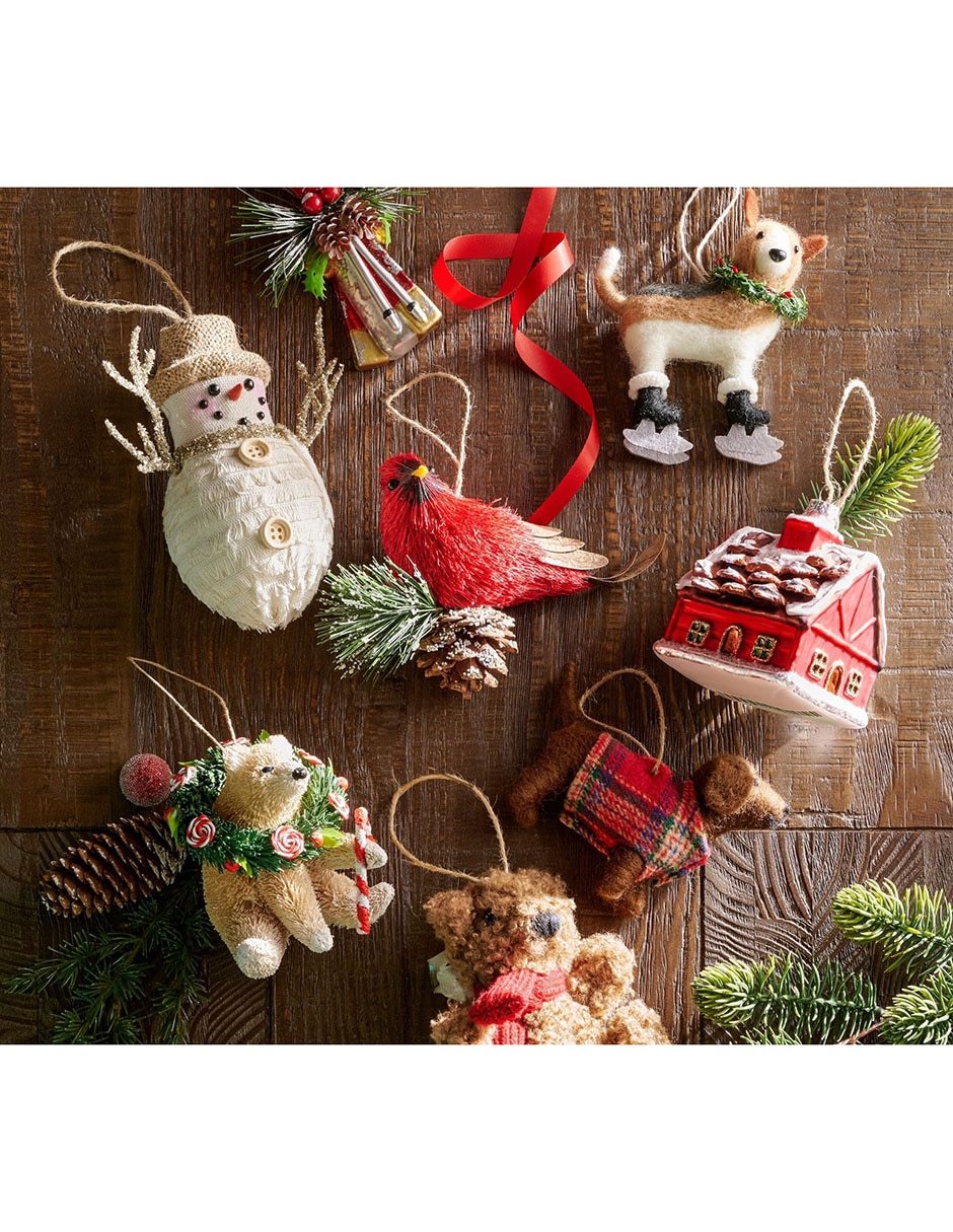 Ornamento Navidad oso Bottlebrush Orn 4