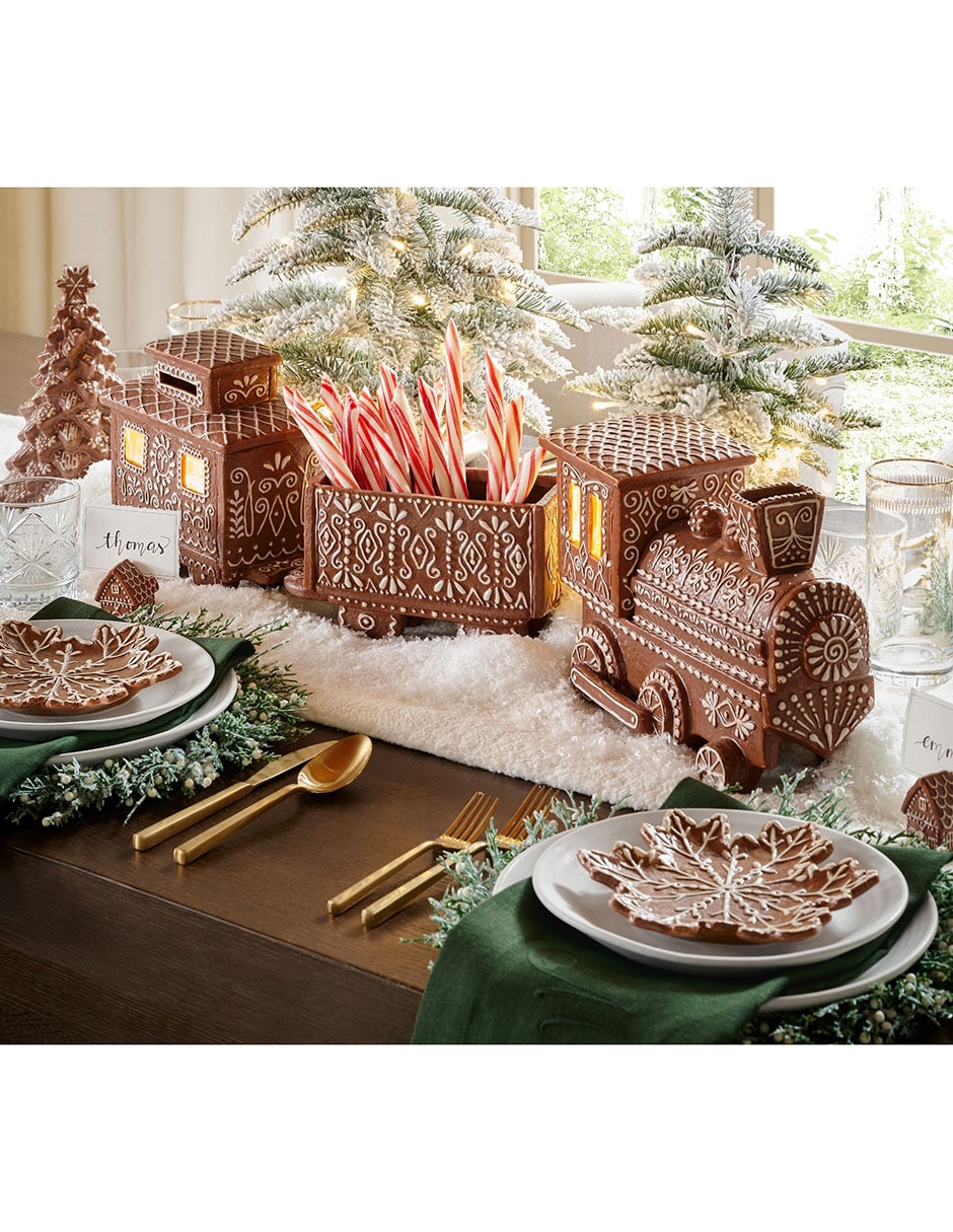 Figura decorativa de diferentes diseños Gingerbread de cerámica 2