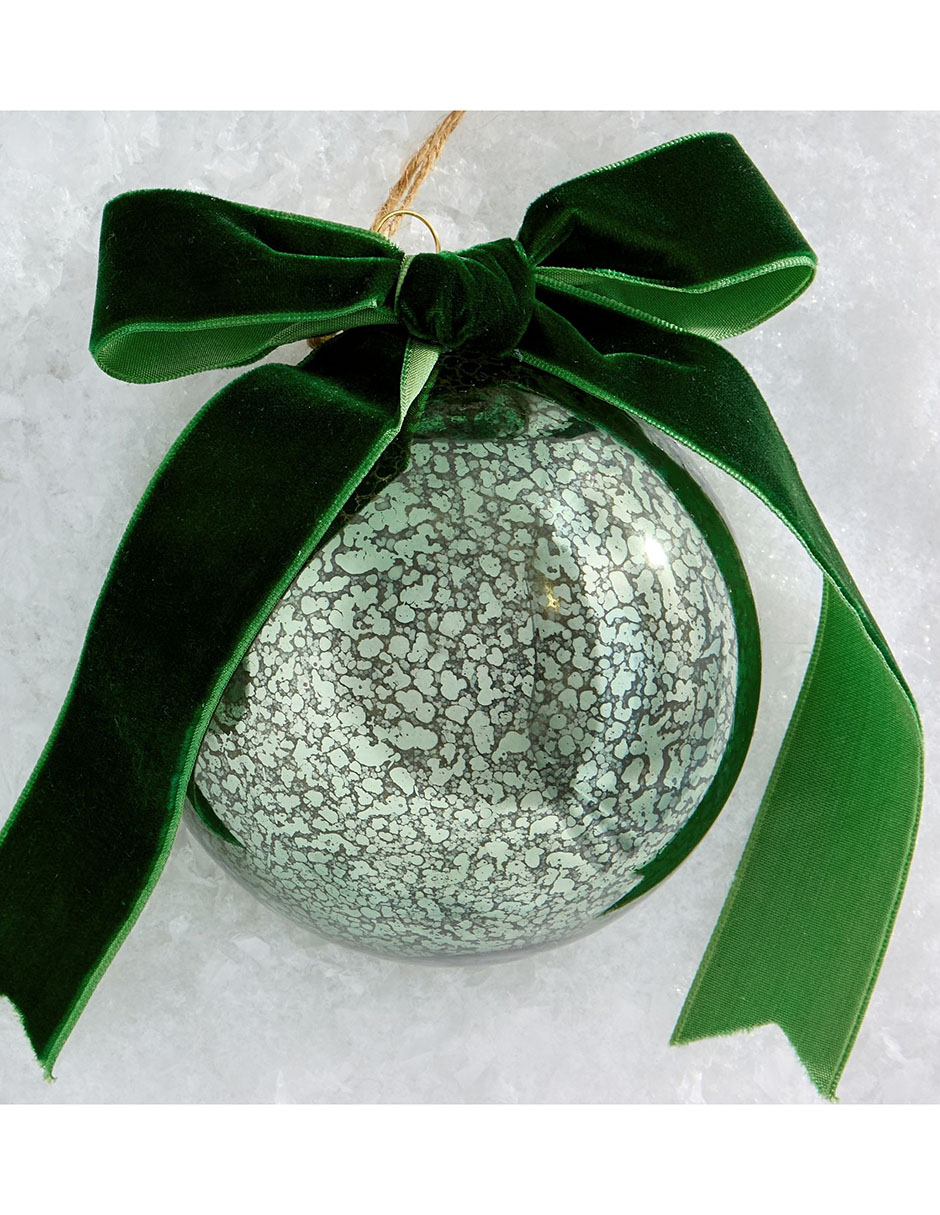 Figura decorativa de esfera Navidad MERCURY de vidrio