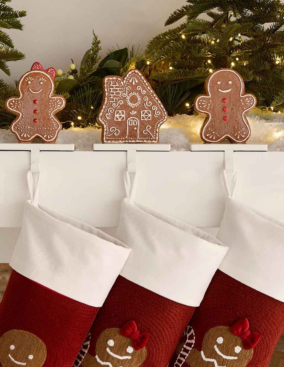 Ornamento navideño forma galleta jengibre 3