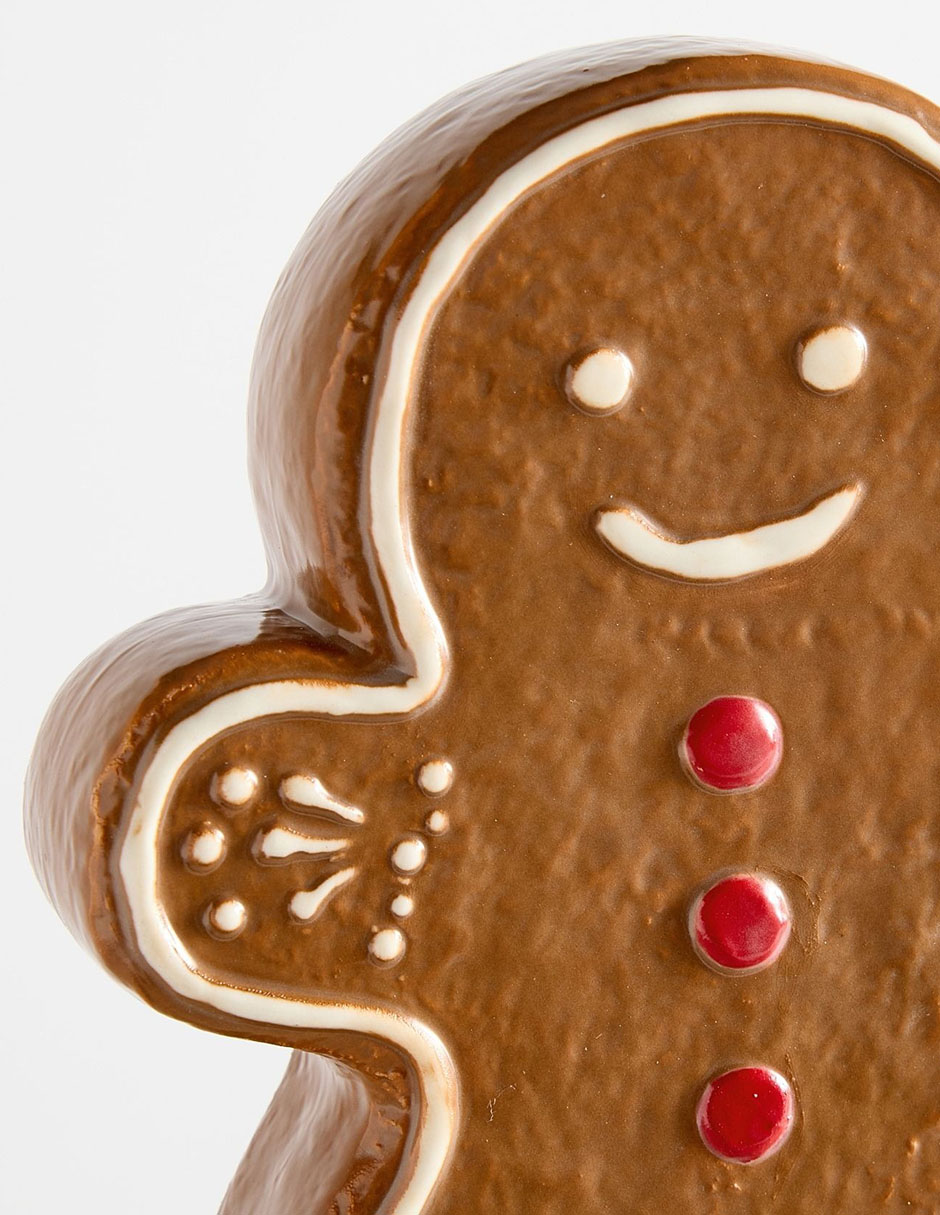 Ornamento navideño forma galleta jengibre 4
