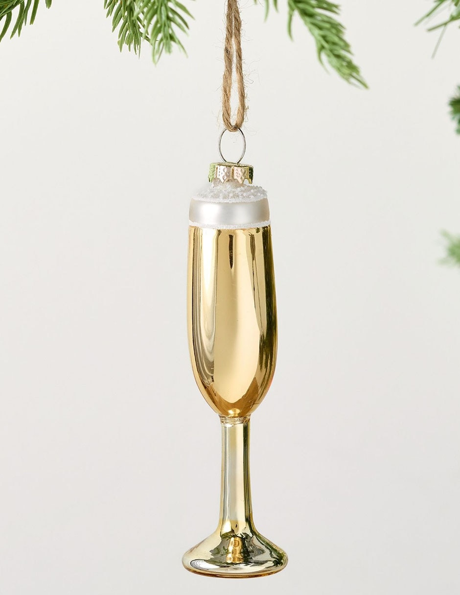 Ornamento navidad Gold Champagne 1