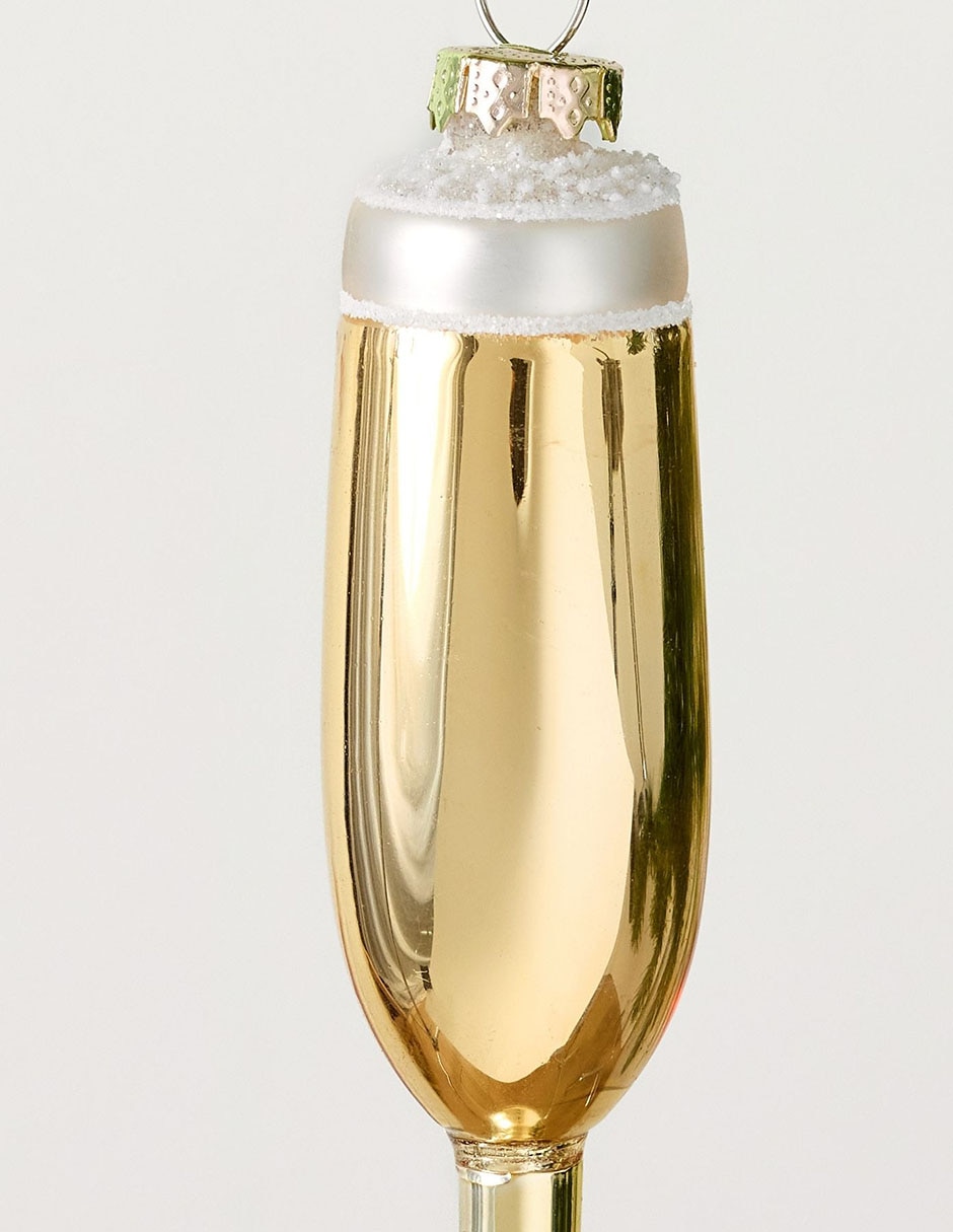Ornamento navidad Gold Champagne 2
