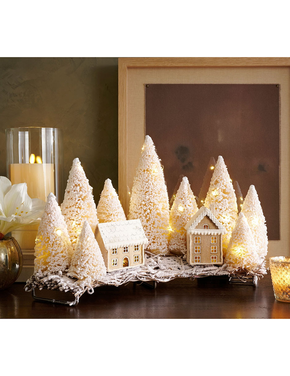 Figura decorativa Lit Bottlebrush