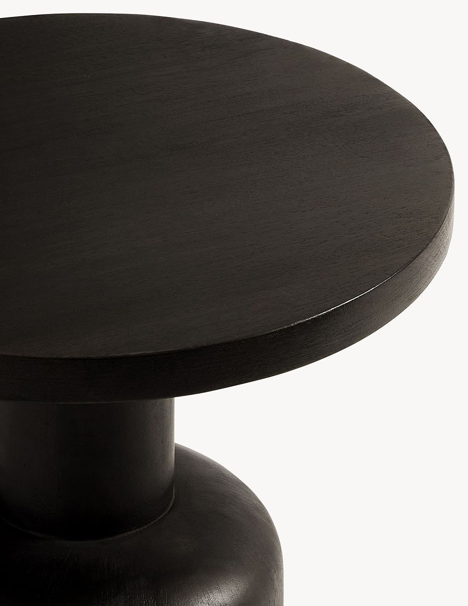 Mesa de acento Larkin de madera 6