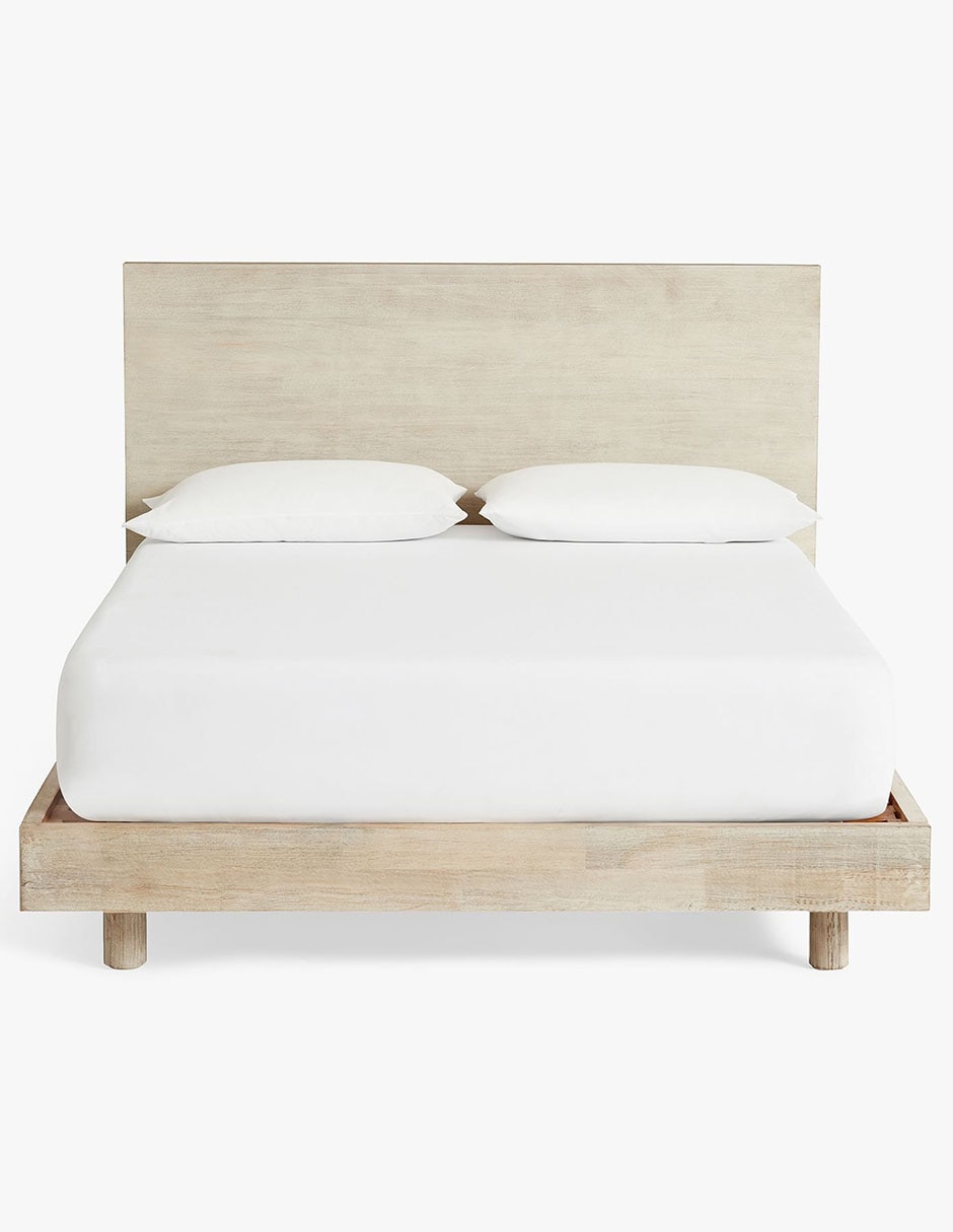 Cama Cayman de madera queen size 1