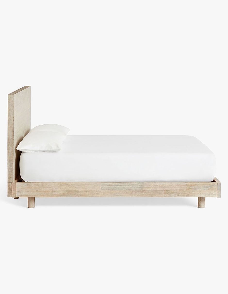 Cama Cayman de madera queen size 2