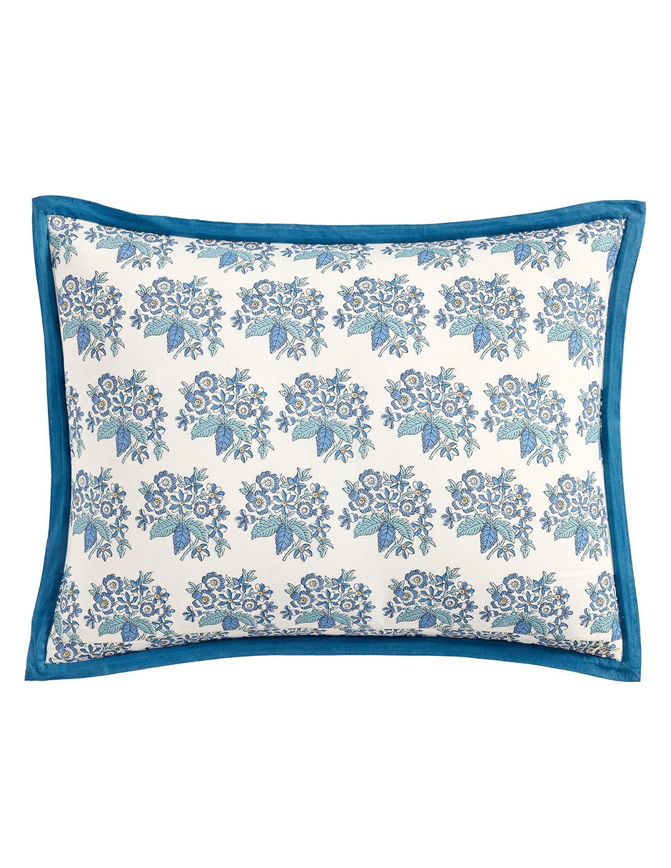 Funda para almohada Pb Bethany Blue Fl
