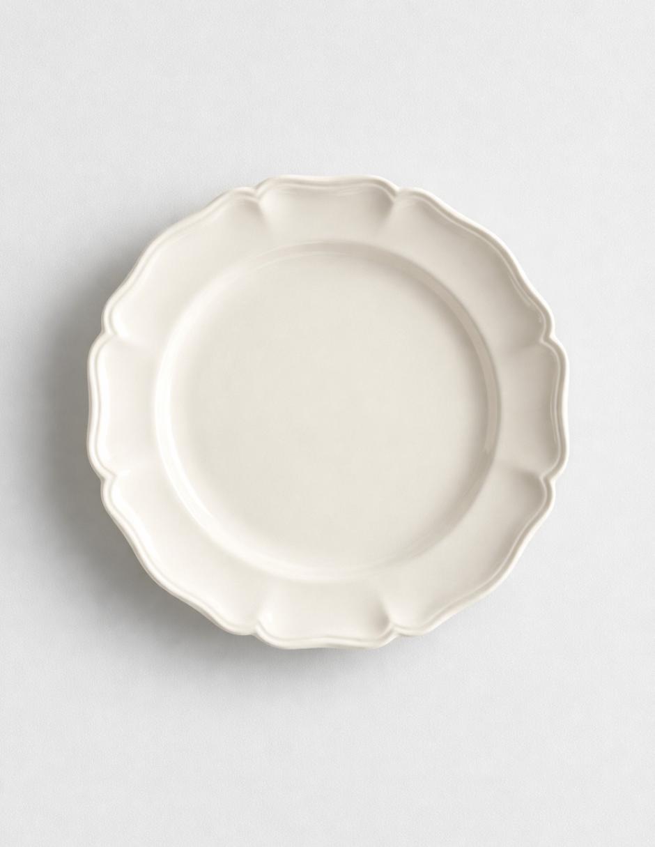 Plato postre Heirloom de cerámica