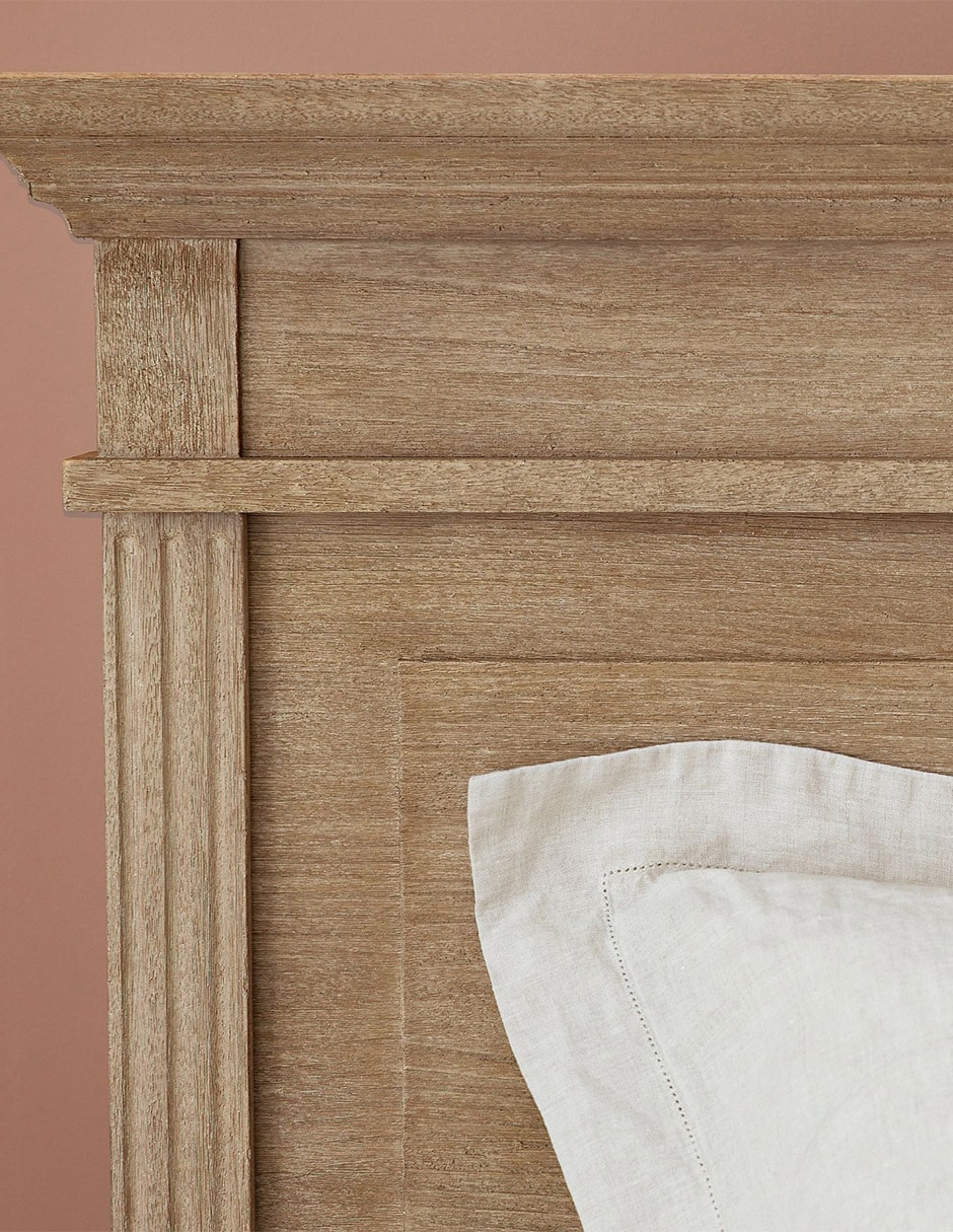 Cama Livingston de madera king size 4
