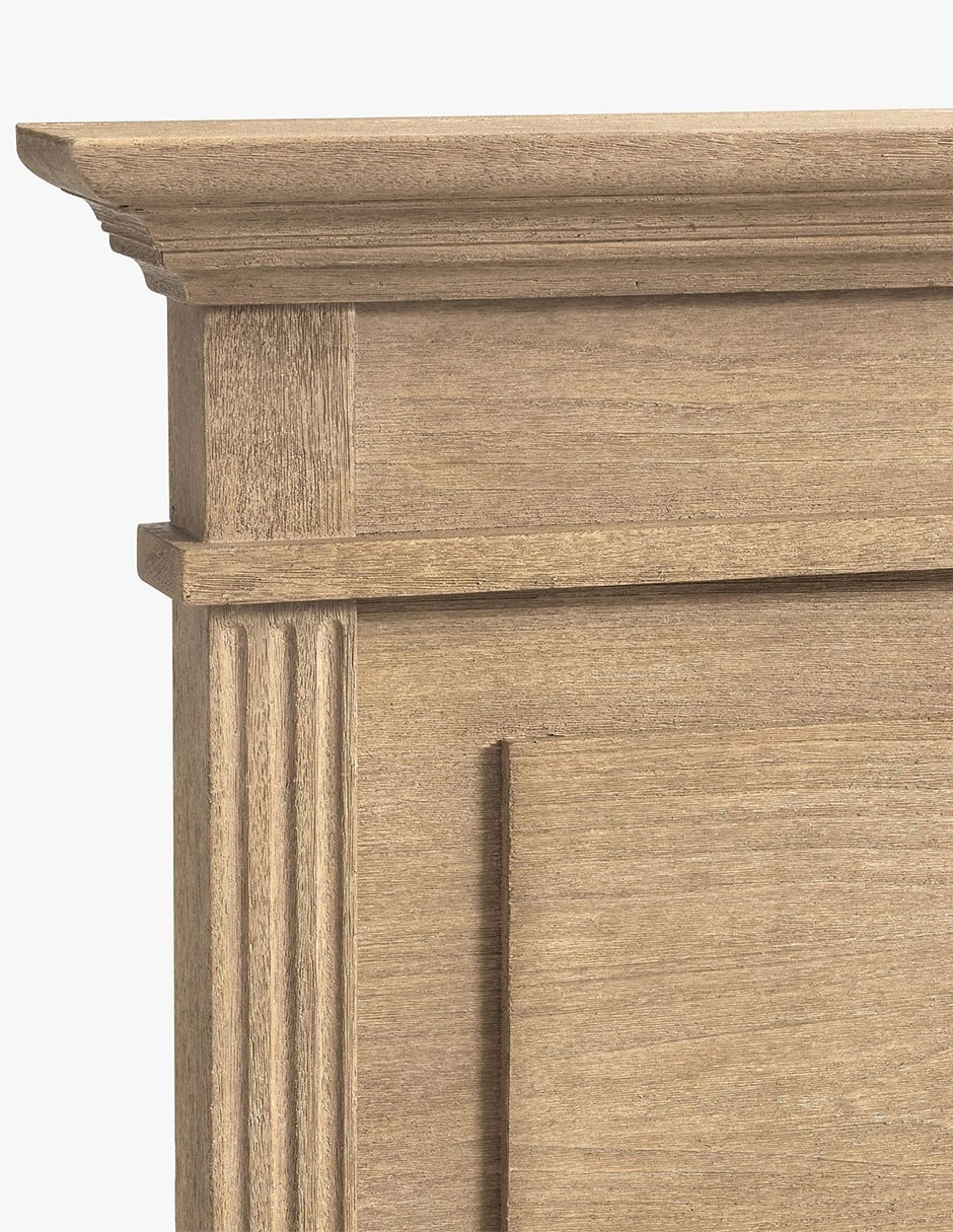 Cama Livingston de madera king size 3