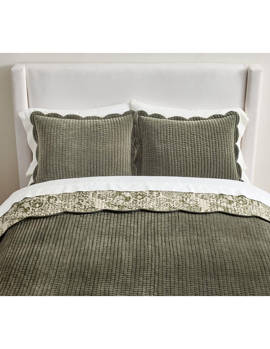 Colcha Velvet Scallop Colcha Velvet Scallop