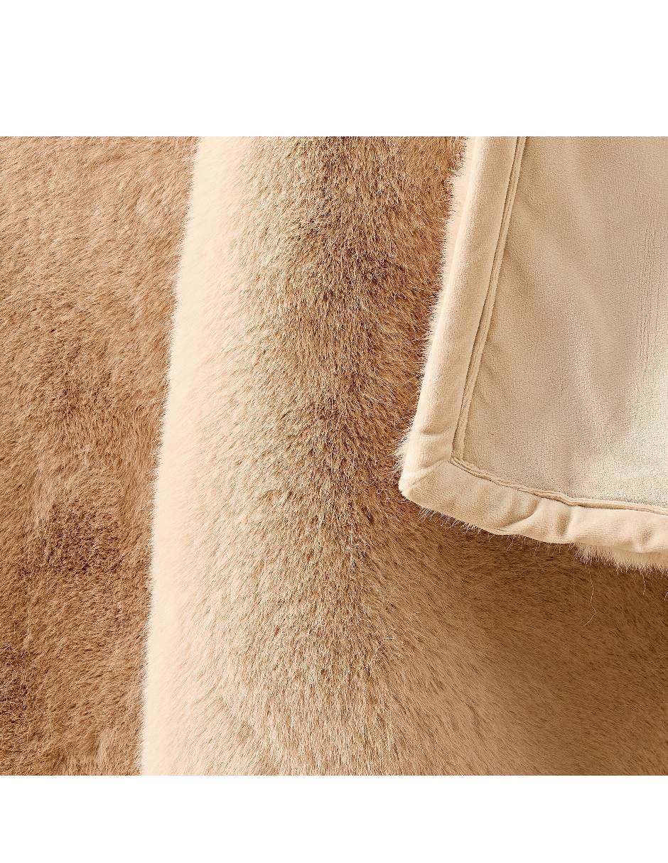 Frazada de tejido plano faux fur