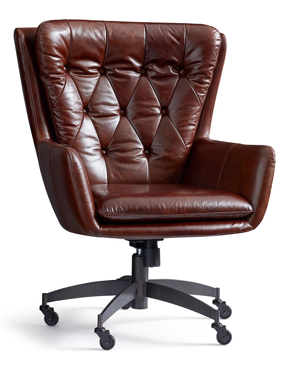 Silla de oficina wells de piel
