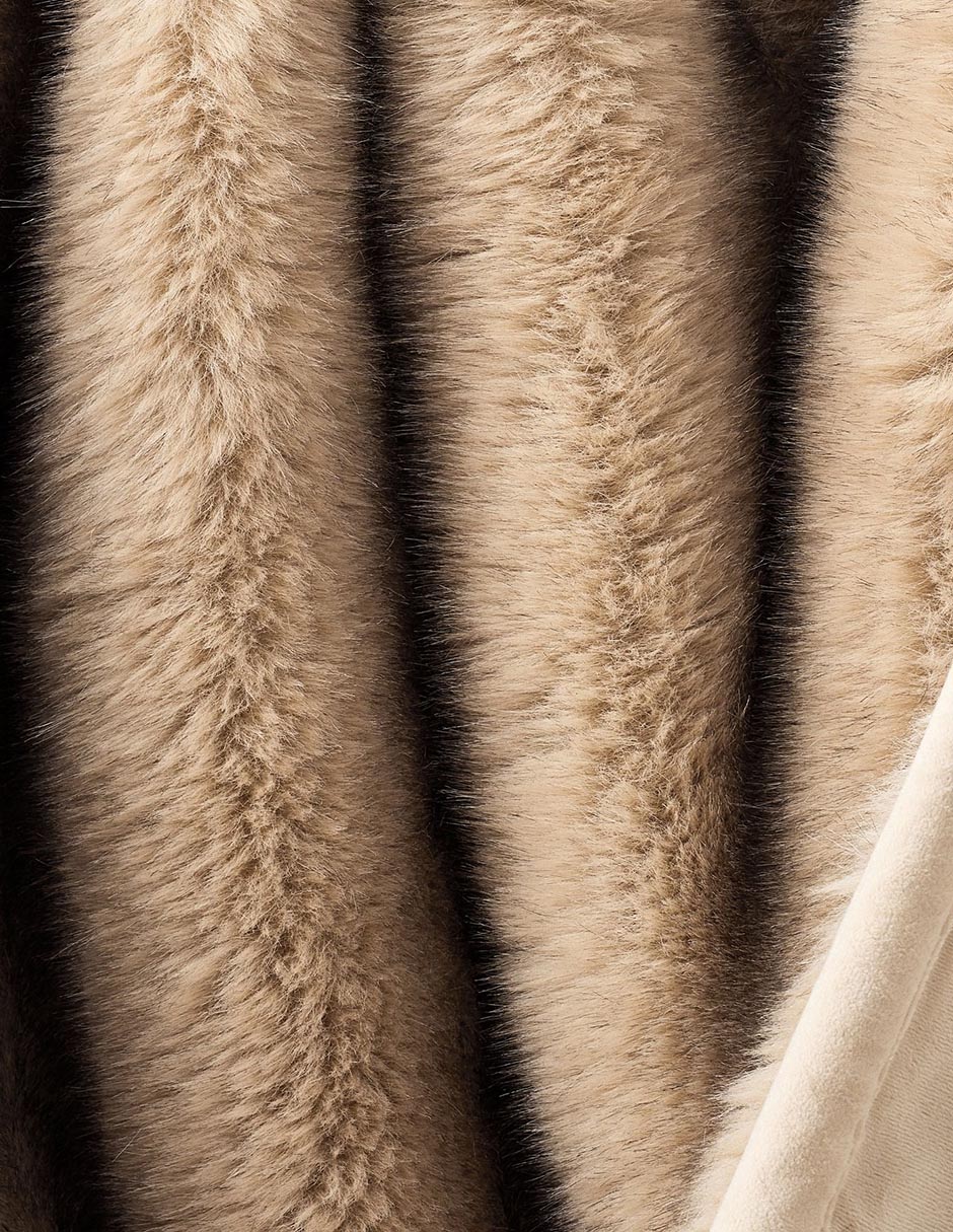 Frazada de tejido plano Faux Fur 4