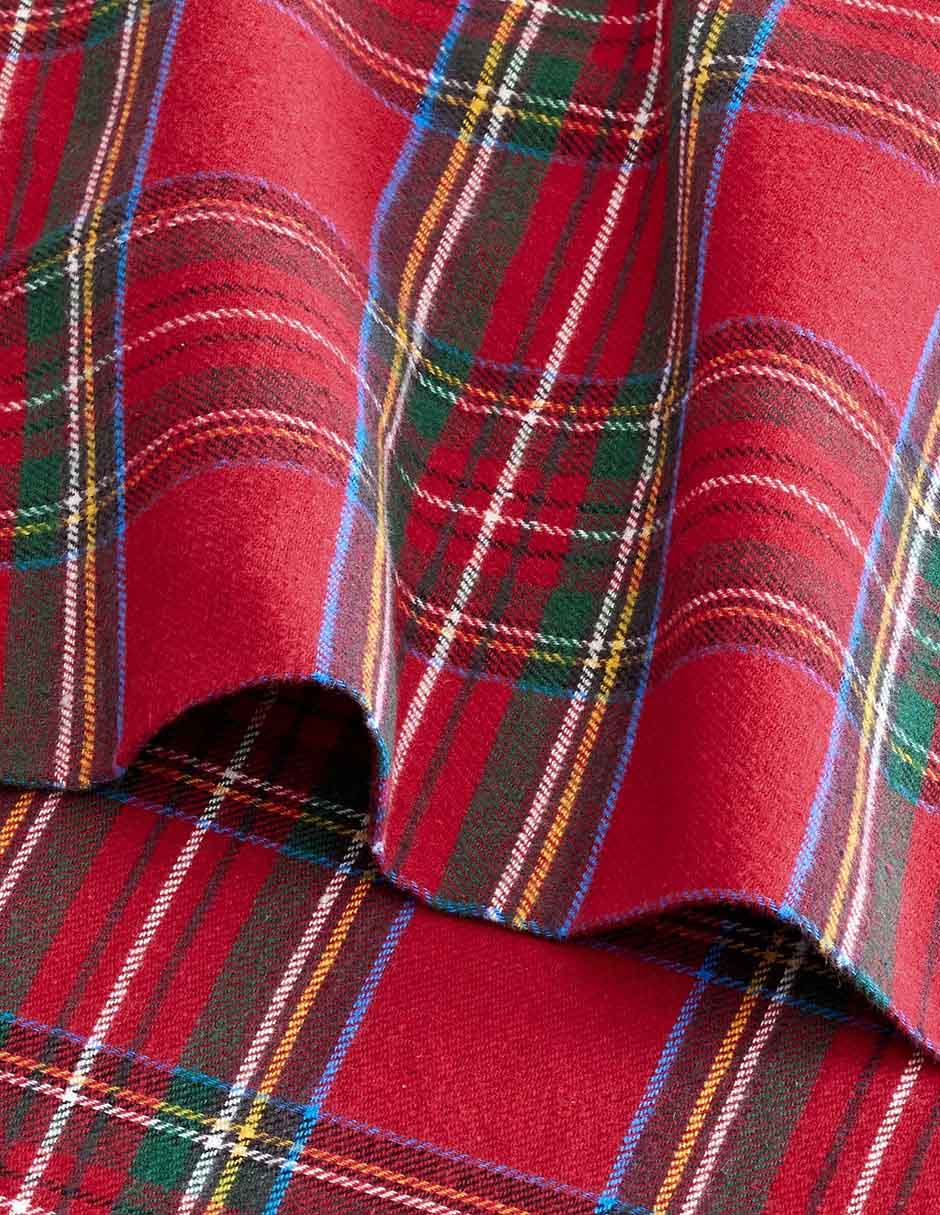 Juego de sábanas de algodón 200 hilos Stewart Plaid
