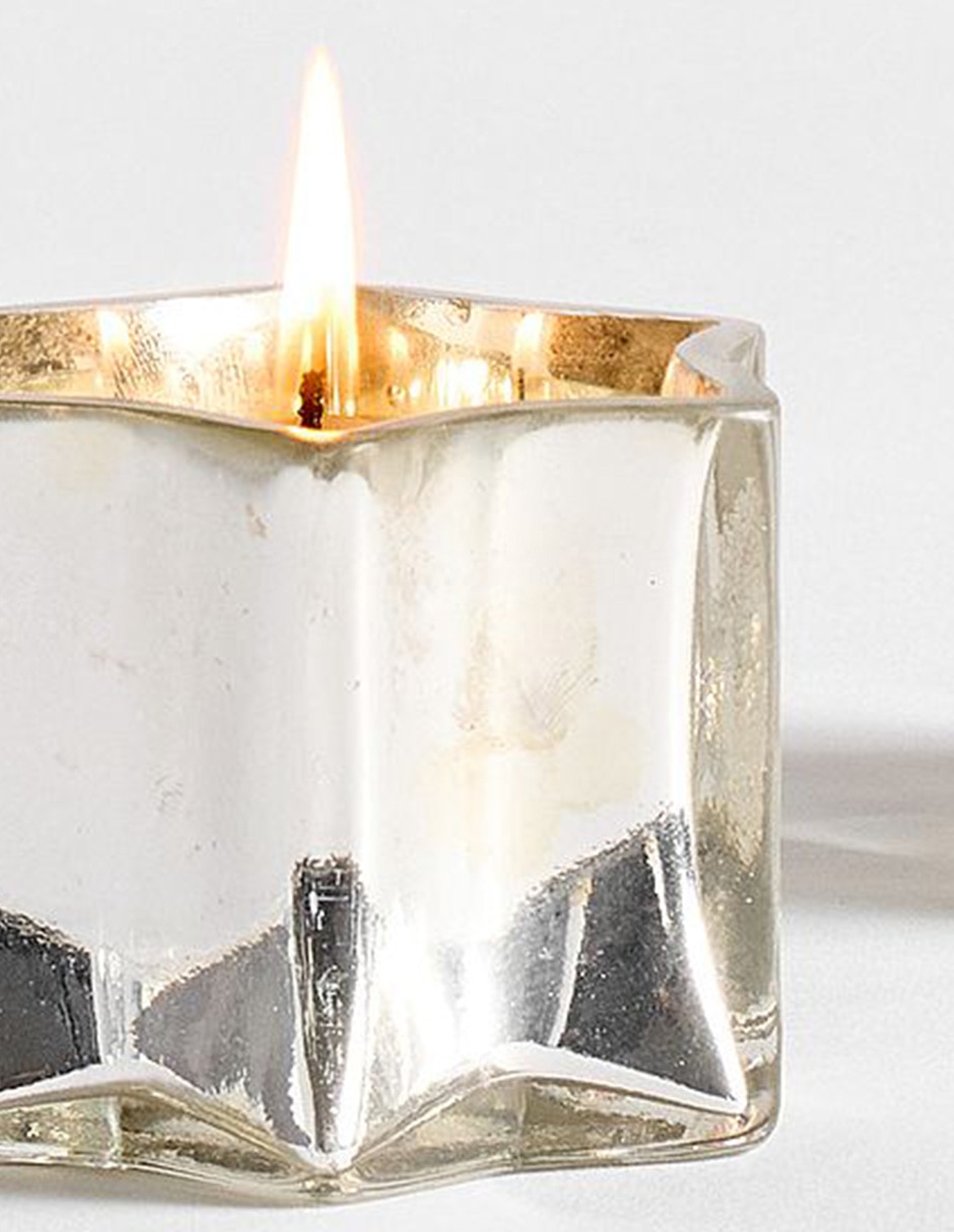 Vela votiva aromática 4 piezas aroma eucalipto, copal y caoba