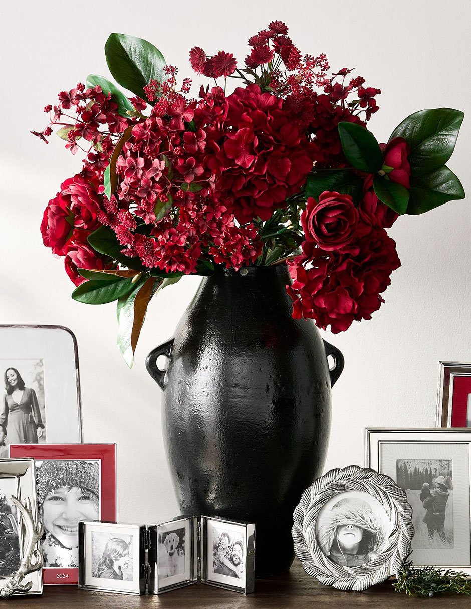 Ramo de rosa decorativos elevated red flora 3