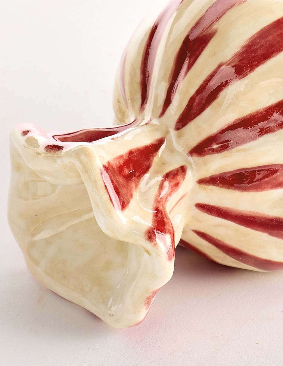 Figura decorativa de caramelo Peppermint de vidrio 2