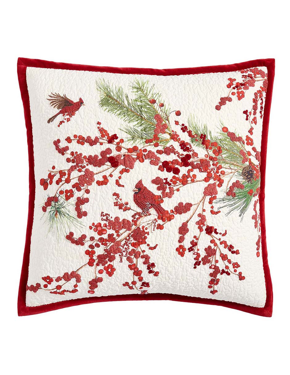 Funda para almohada Red Berries Navidad