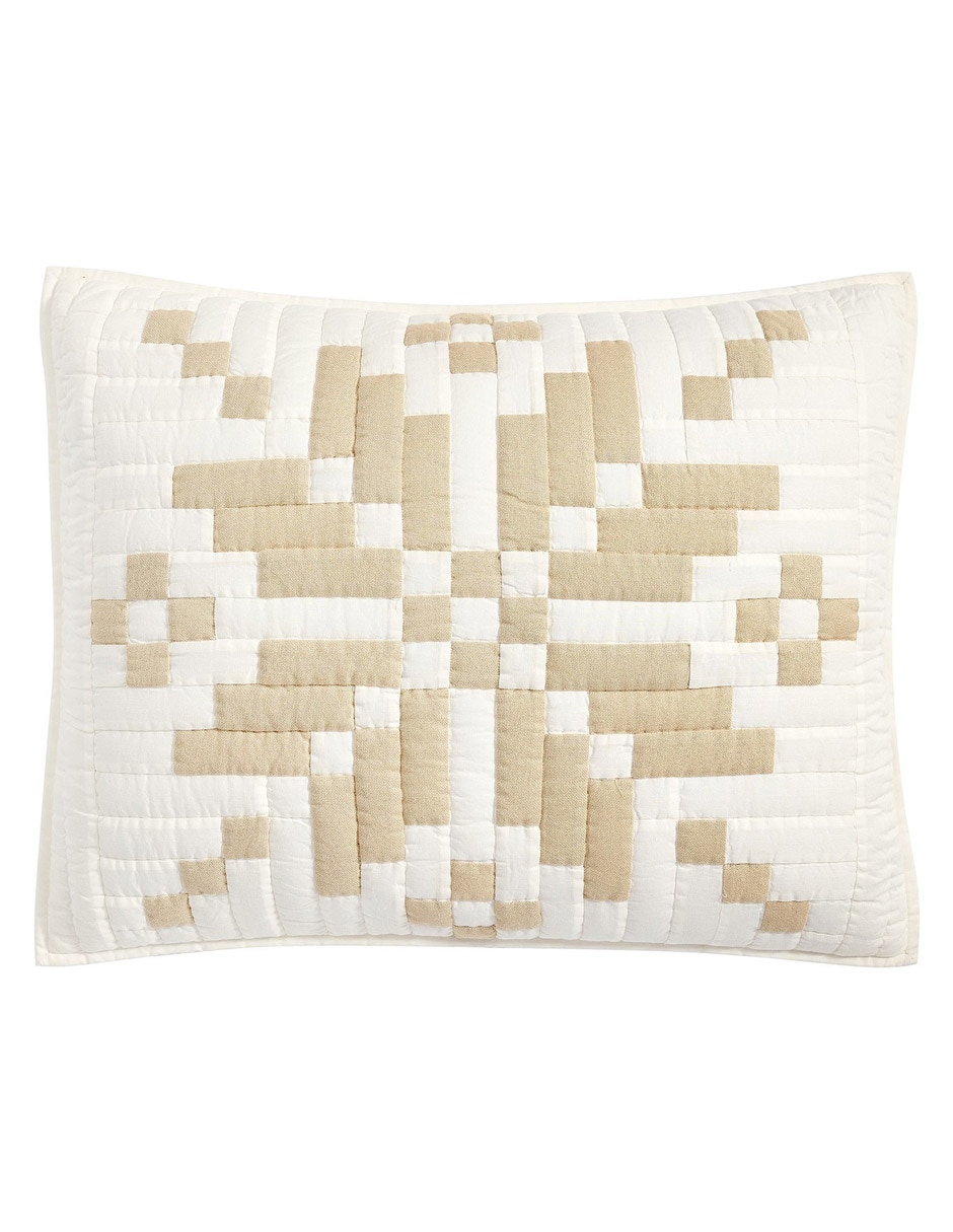 Funda para almohada Shimmer Snowflake Navidad
