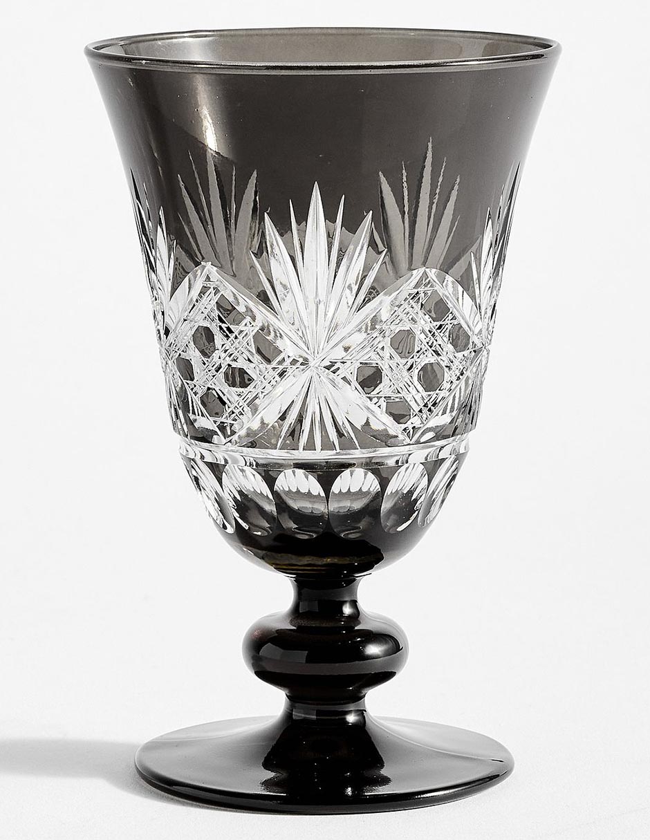 Set de copas para cóctel Antique Cut de vidrio 4 piezas