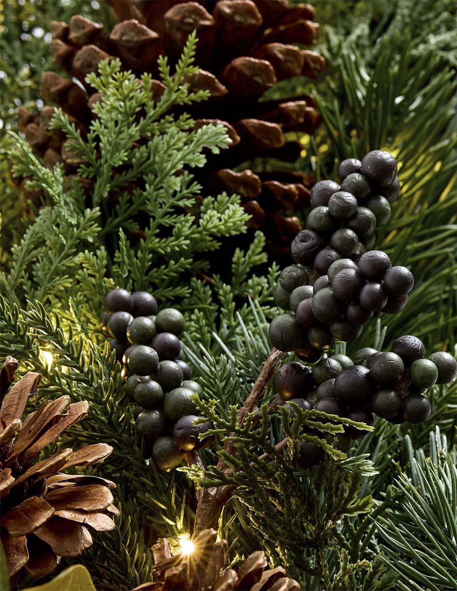 Corona navideña Pine And Berry 3