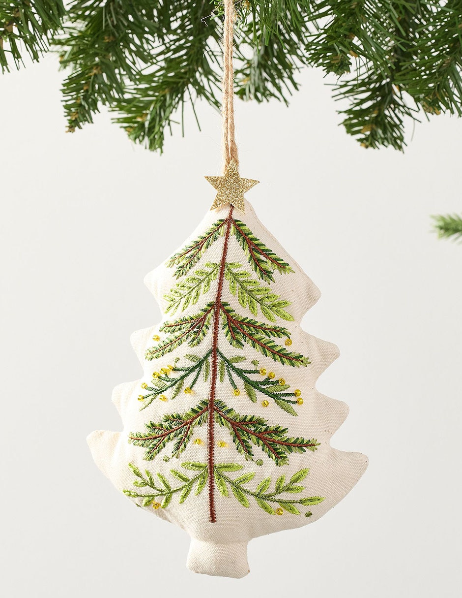 Ornamento Navidad árbol navidad Fabric Tre
