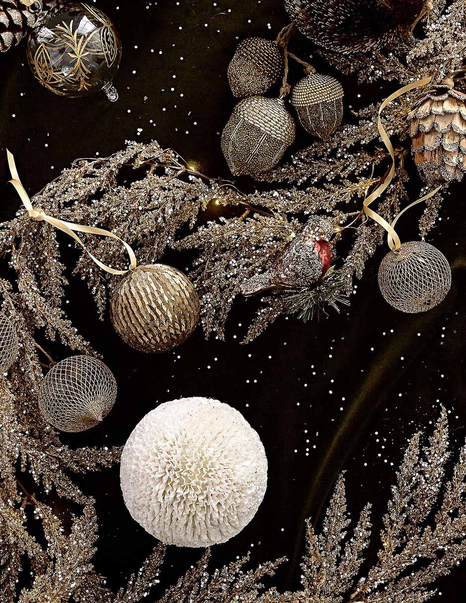 Ornamento Navidad bellota Glass Acorn 2