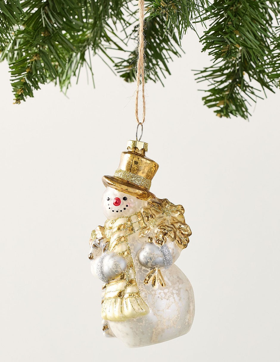 Ornamento Navidad copo de nieve Snowman Ornamento Navidad copo de nieve Snowman