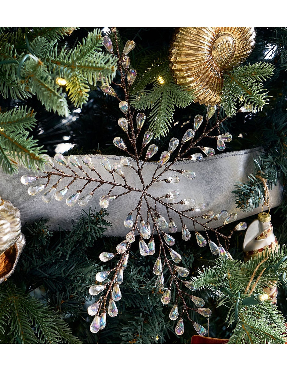 Set de ornamentos copo de nieve 2