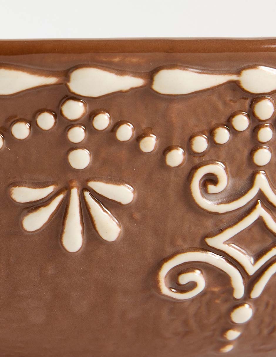 Bowl navideño gingerbread de cerámica 2