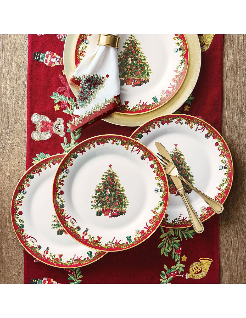 Set platos trinche Nostal de cerámica 4 piezas 2