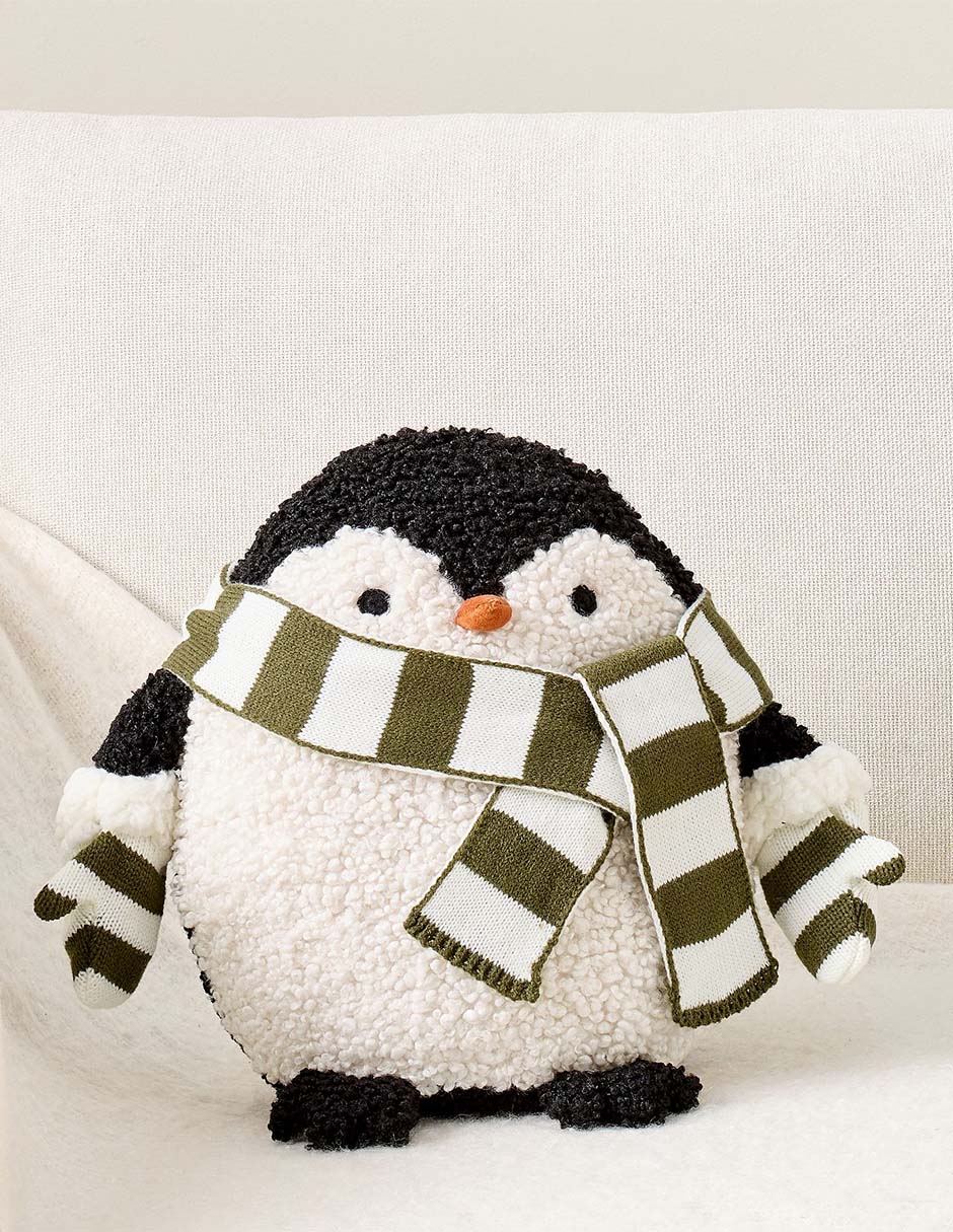 Cojín decorativo the penguin with scarf