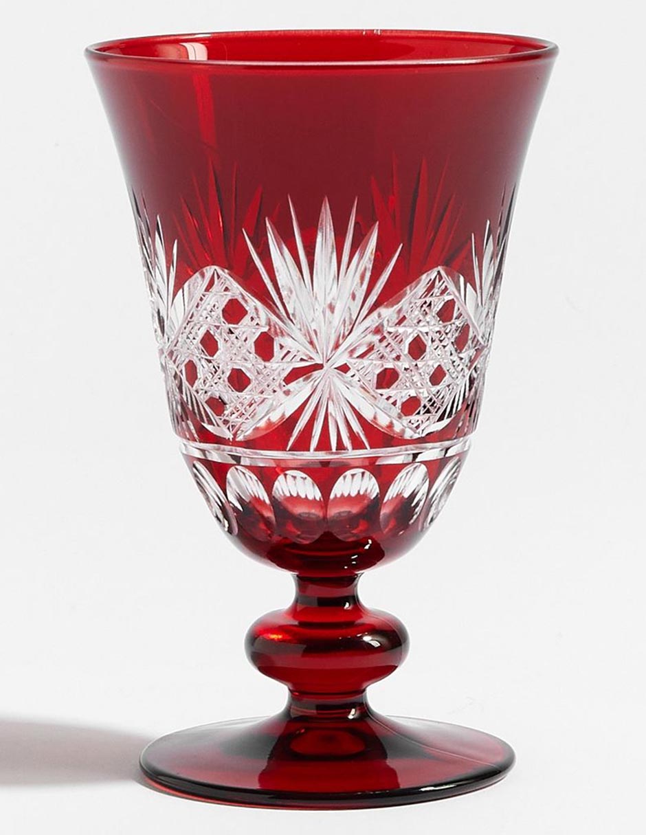 Copa para champán Antique Cut de vidrio