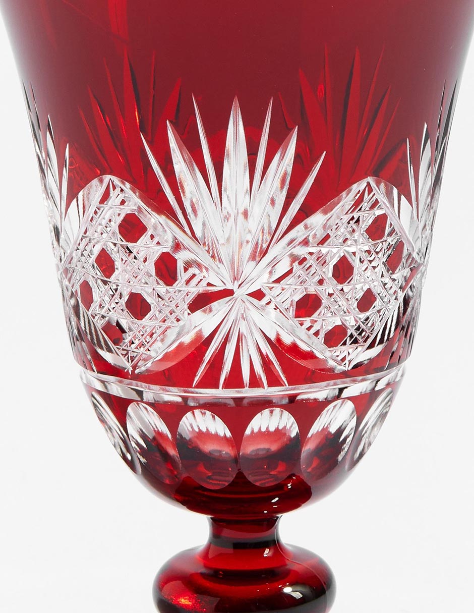 Copa para champán Antique Cut de vidrio 2