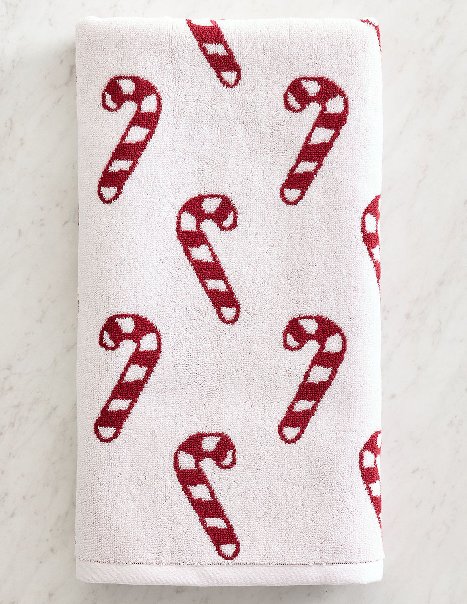 Toalla Candy Cane de algodón