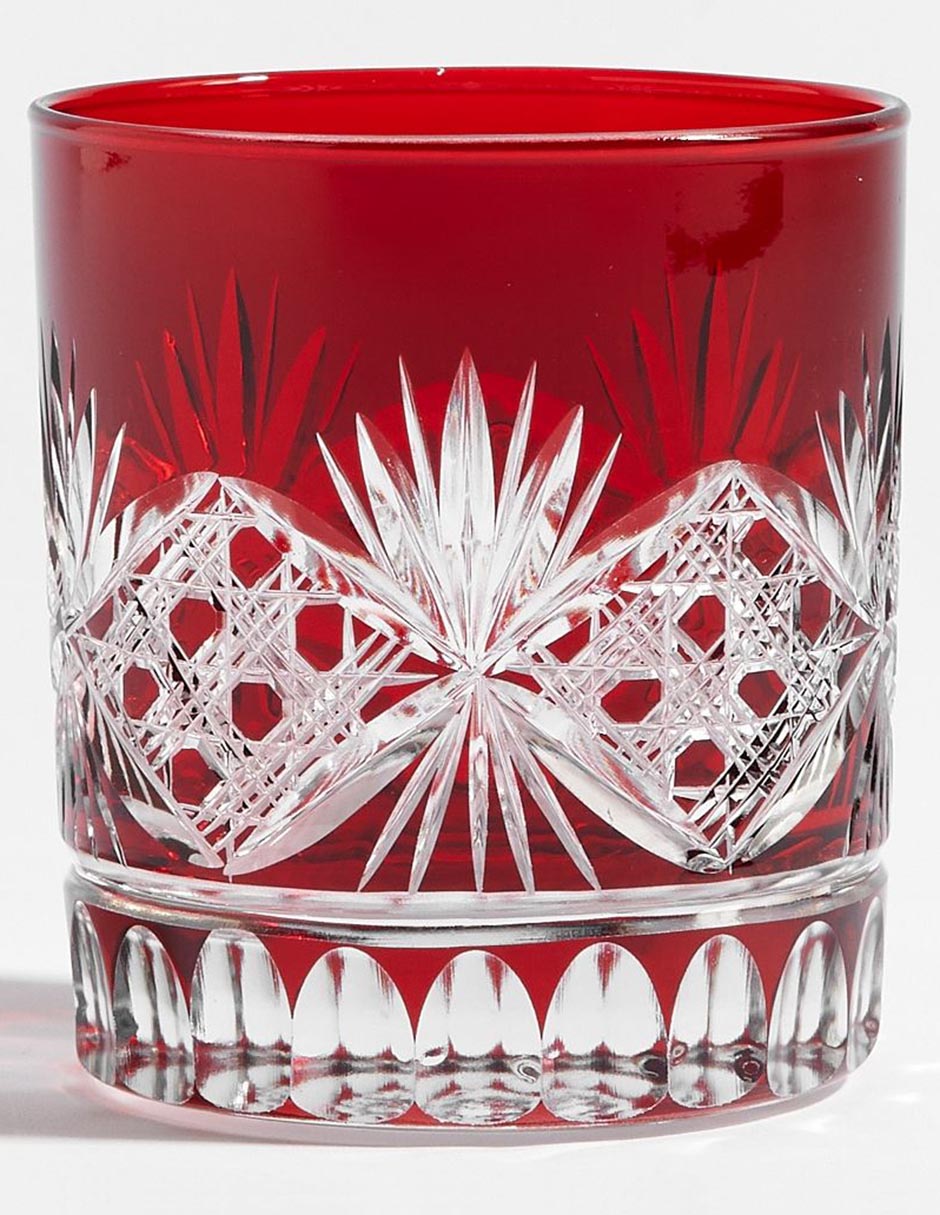Vaso cocktail Antique Cut de vidrio Vaso cocktail Antique Cut de vidrio