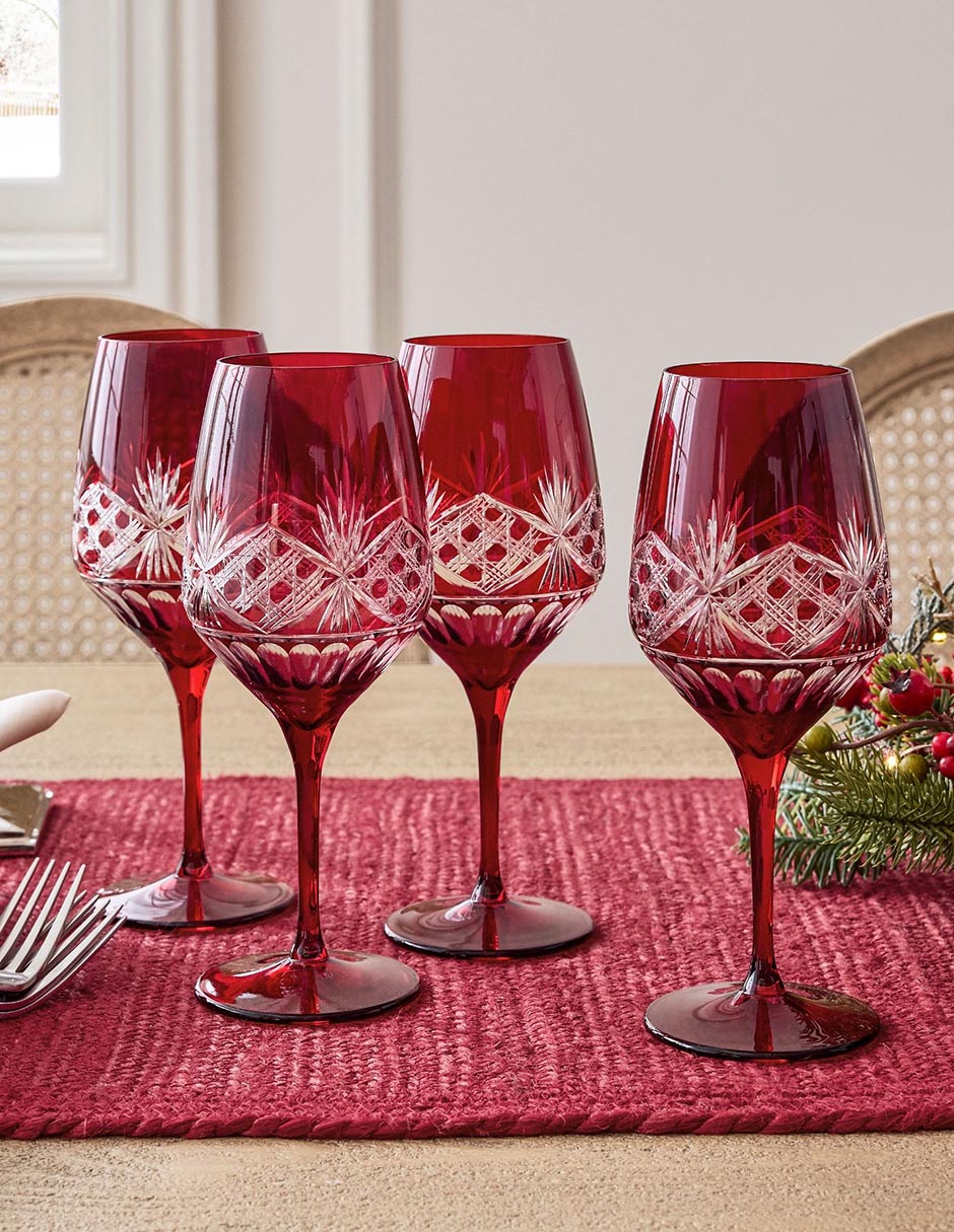 Copa para vino Antique Cut de cristal 3