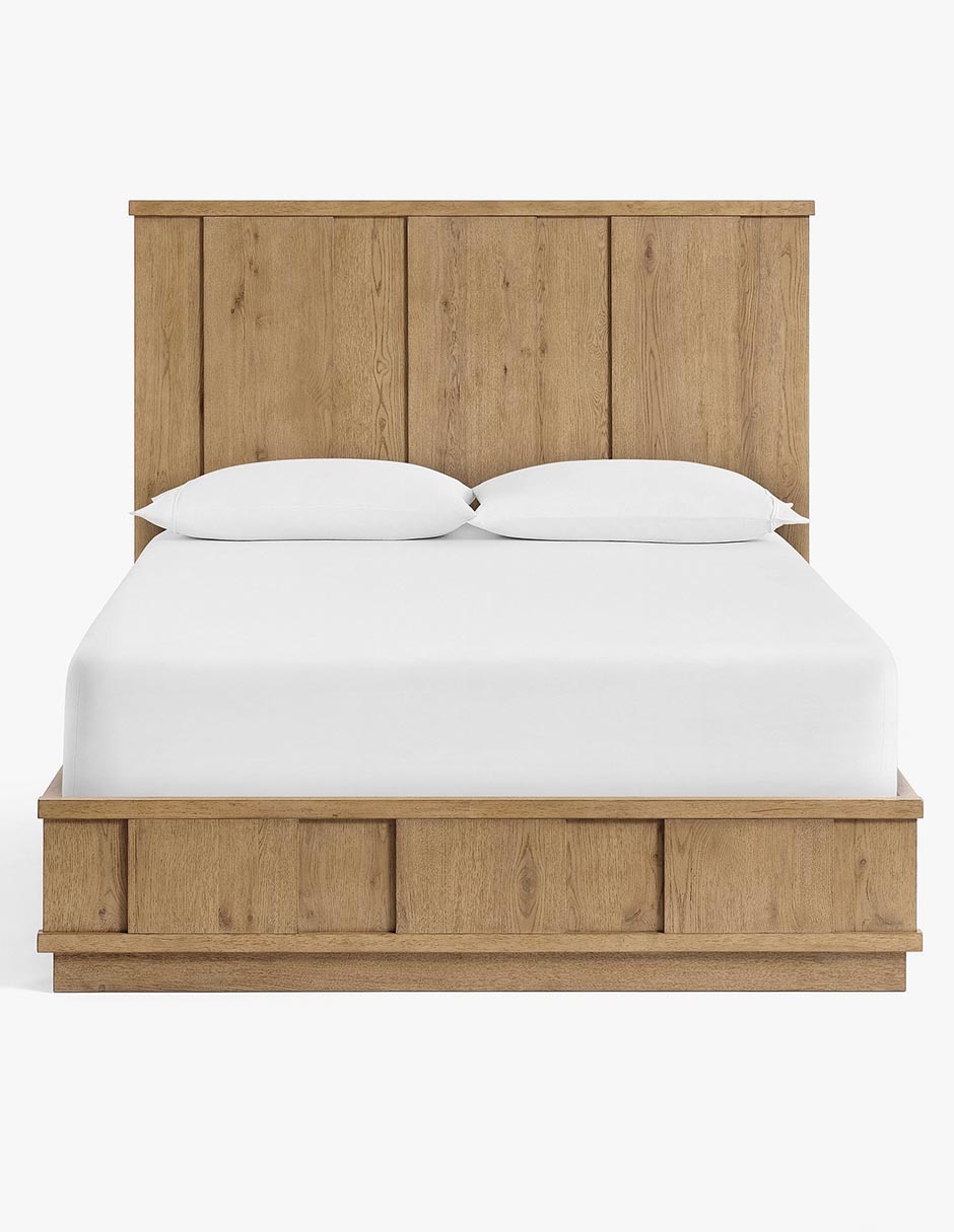 Cama king size Aldon de madera