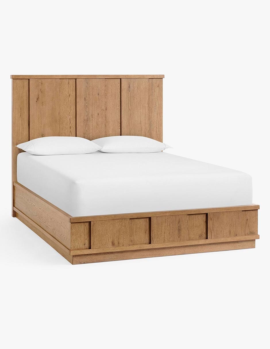 Cama king size Aldon de madera