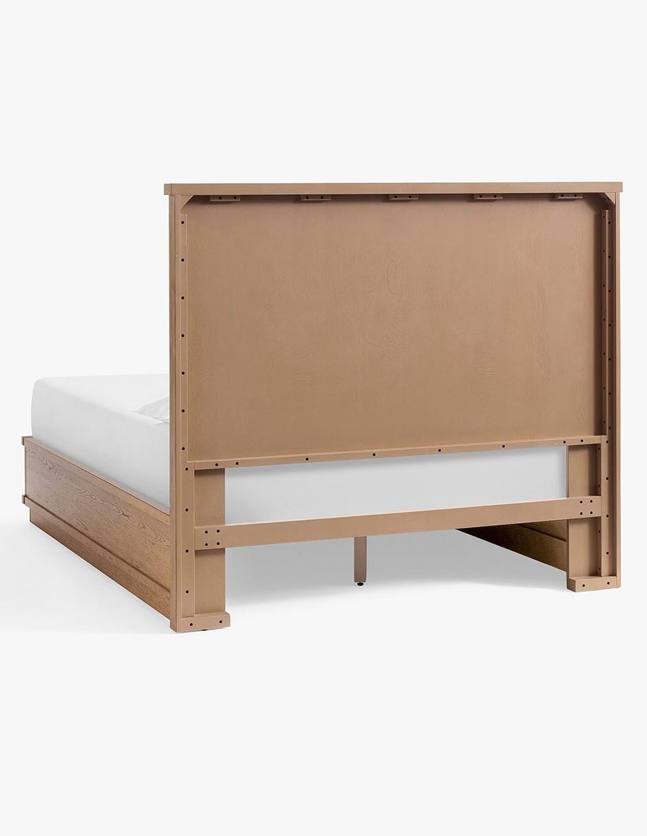 Cama king size Aldon de madera
