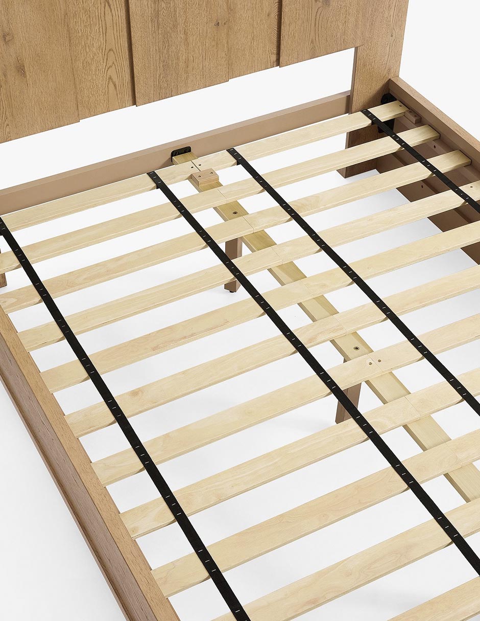 Cama king size Aldon de madera