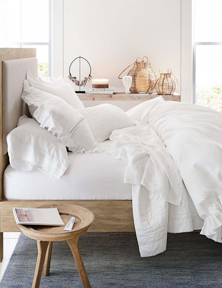 Duvet Belgian Fringe Ruffle Duvet Belgian Fringe Ruffle
