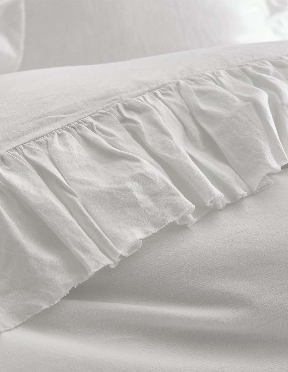 Duvet Belgian Fringe Ruffle