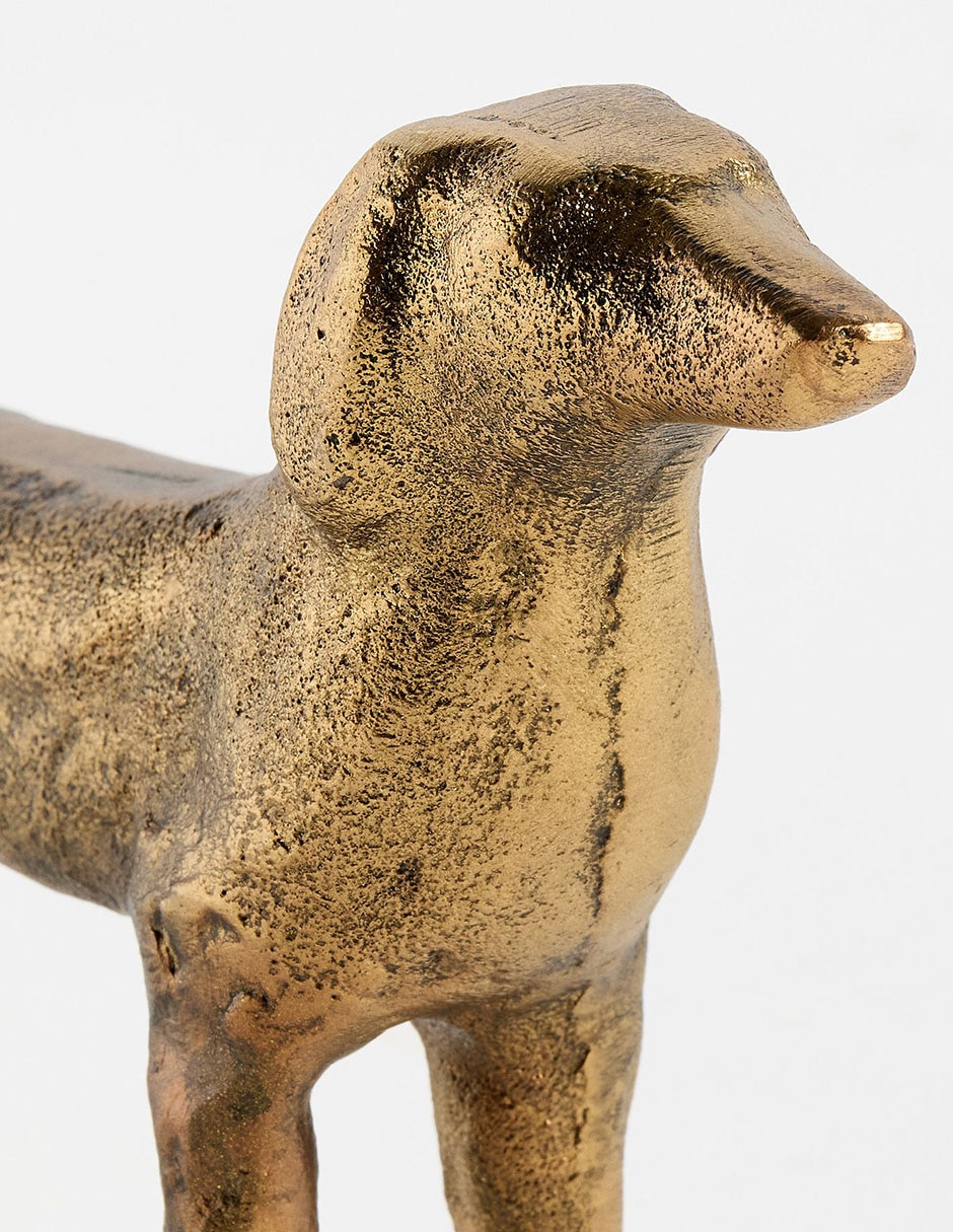Figura decorativa de perro Sculpted Dog
