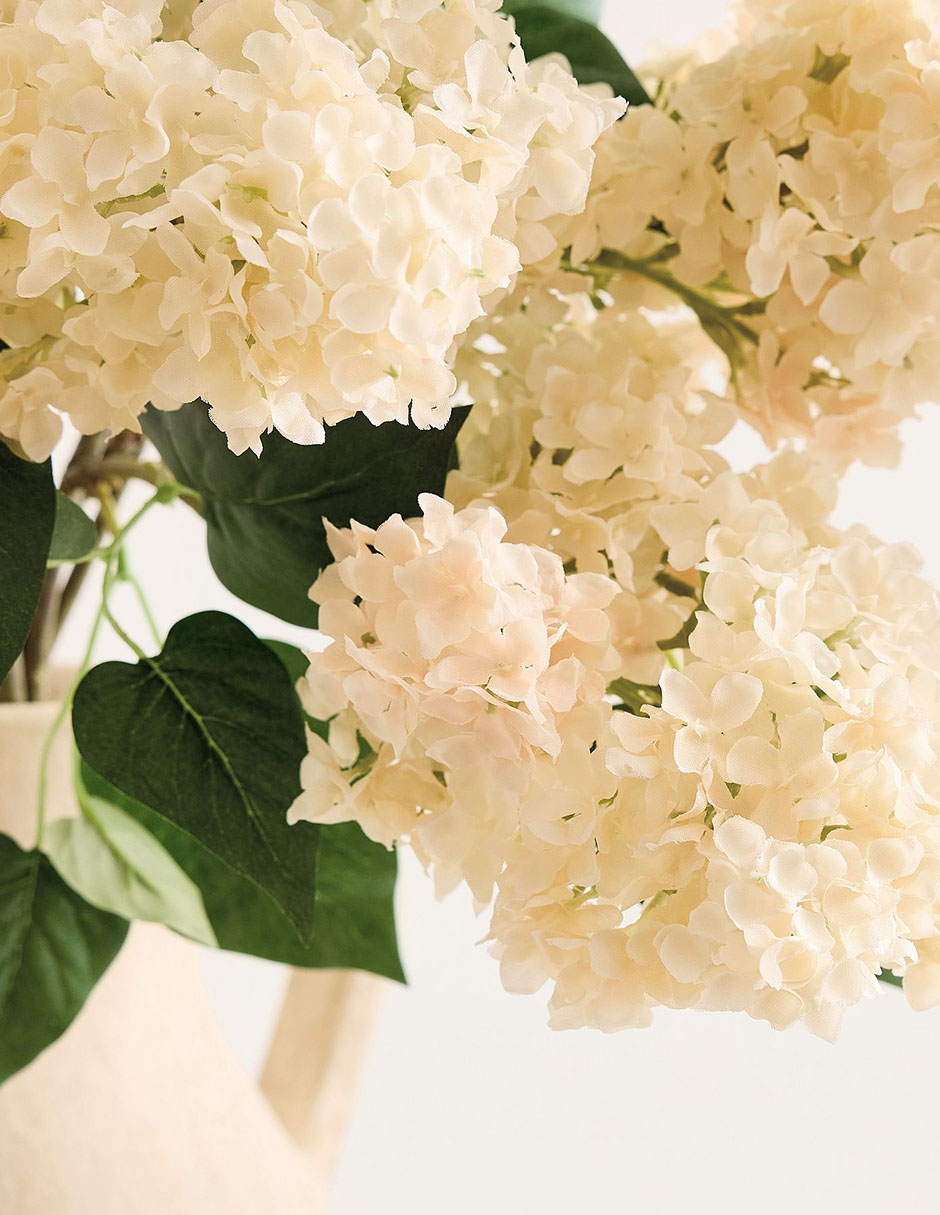 Ramo de hortensia decorativo Cream Lilac